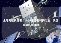 全球时区换算表：以KTV服务器时间为准，快速查询各地时间