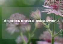 路由器时间服务器内部端口的设置与使用方法