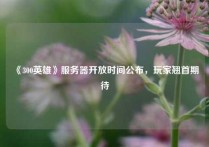 《300英雄》服务器开放时间公布，玩家翘首期待