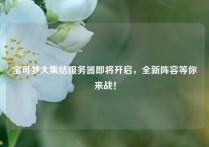 宝可梦大集结服务器即将开启，全新阵容等你来战！