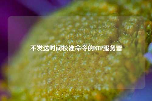 不发送时间校准命令的NTP服务器