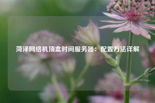 菏泽网络机顶盒时间服务器：配置方法详解