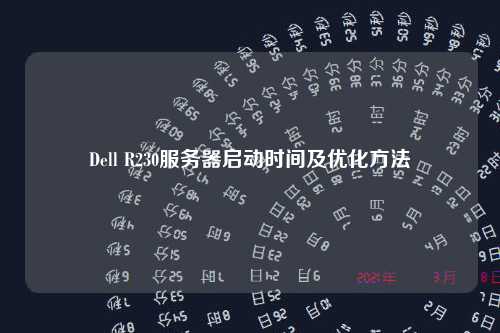 Dell R230服务器启动时间及优化方法